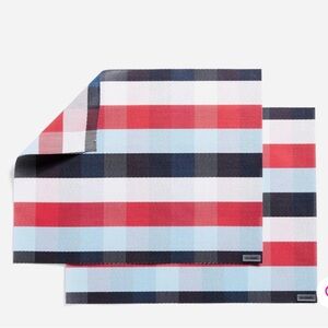 Vera Bradley Placemats in Patriotic Plaid| Set of 4
